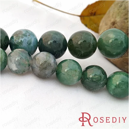 16PCS 10MM 12MM Natural Stone Round Beads Ball Diy Jewelry Findings Necklaces Earrings Bracelets Accessories | Украшения и