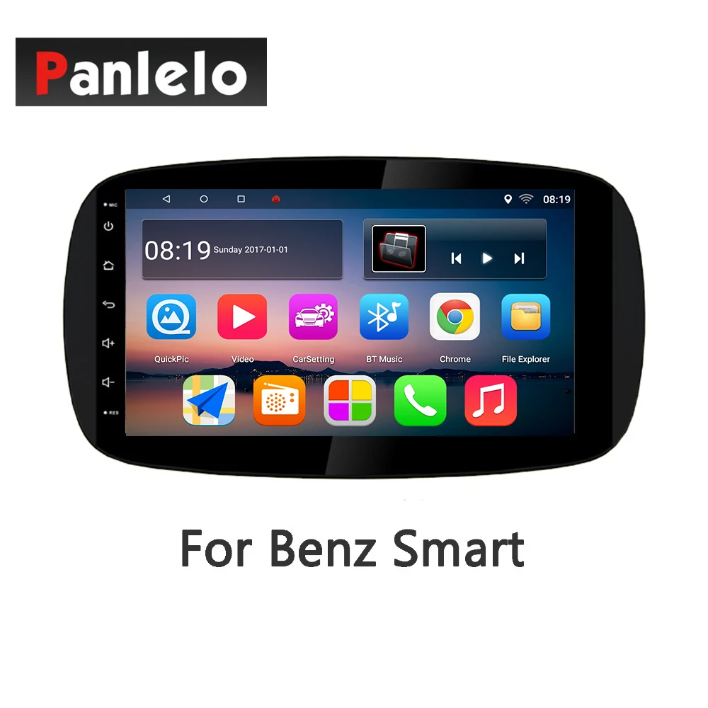 Panlelo Android7.1 Navigation For Benz C S R E Smart B200 ML CLK W209 Mirror Llink Auto Radio Quad Core BT SWC 1GB RAM 16GB ROM |