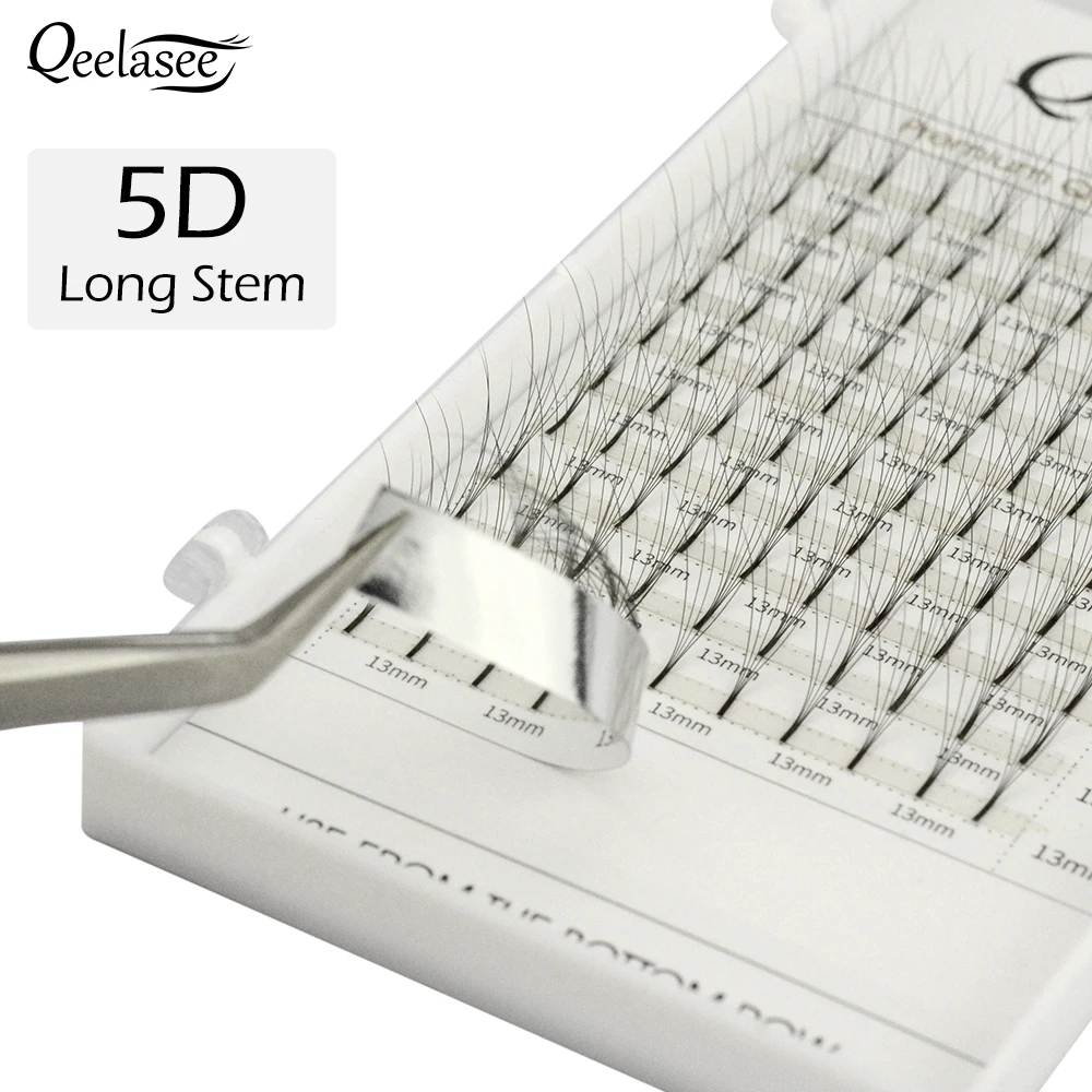 Ресницы Накладные Qeelasee 3D/5D/6D с длинным стержнем из искусственной норки | Красота и