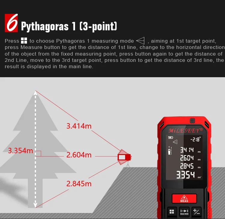 S7 Oplaadbare лазерный-afstandsmeter Nieuwe Collectie лазерный Afstandsmeter лазерный Meet Hoek gereedschap Diastime