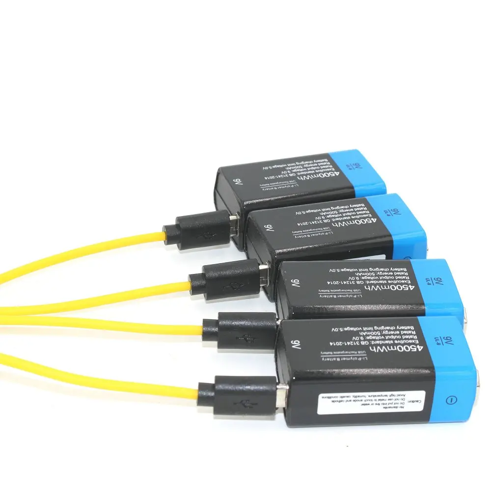 Супер! Etinesan 9V 4500mWh литий-полимерные литий-ионные аккумуляторы+ usb кабель для игрушек, игр, мультиметра, микрофона и т. Д