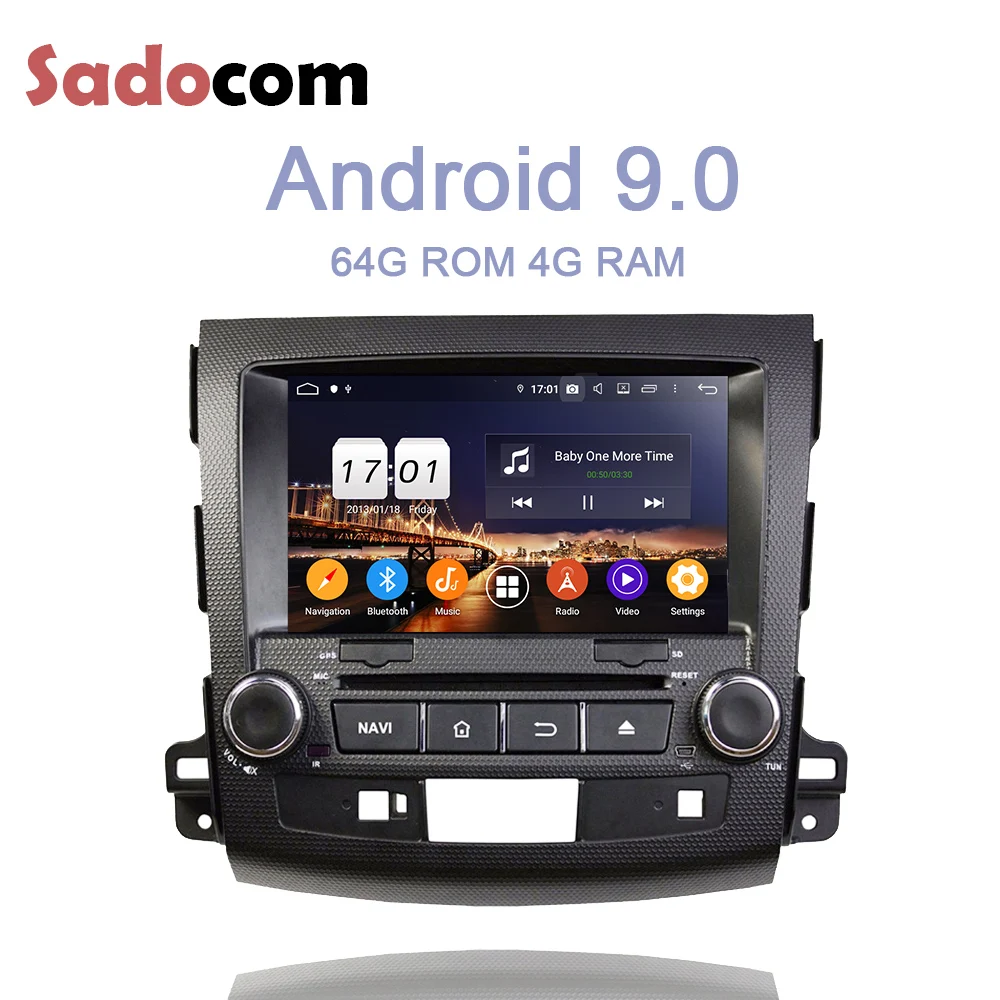 DSP 2 din Android 9 0 8 ядерный 4 Гб ОЗУ 64 ПЗУ автомобильный dvd плеер gps RDS Авторадио BT для