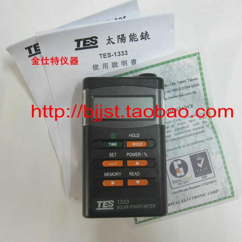TES-1333 SOLAR power meter лучистого тепла метр Тайвань Тайский оригинальной аутентичной |