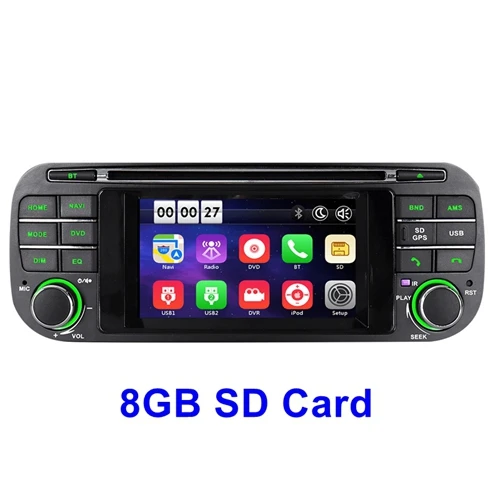 256MB RAM 8GB ROM A-Sure 16 Гб rom 4,3 дюймов радио gps автомобильный DVD стерео навигатор для Jeep Grand Cherokee Jeep Wrangler Dodge Chrysler 2003-2006 - Цвет: 256MB RAM 8GB ROM