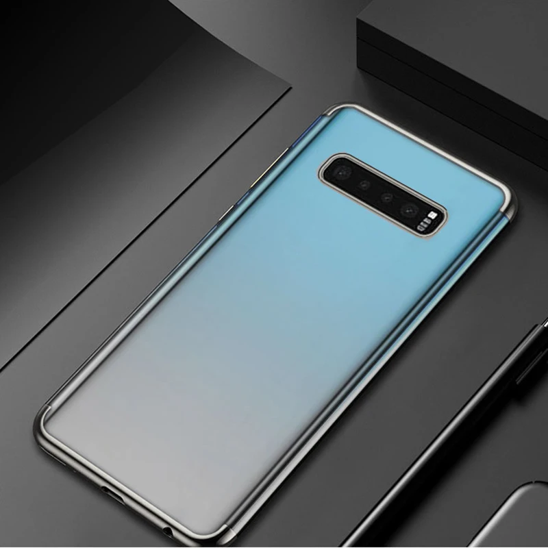 Серебристый Мягкий чехол для телефона samsung Galaxy S10 E ультра тонкий мягкий Силиконовый противоударный чехол для samsung Galaxy S10 Plus S 10 Чехол - Цвет: Серебристый