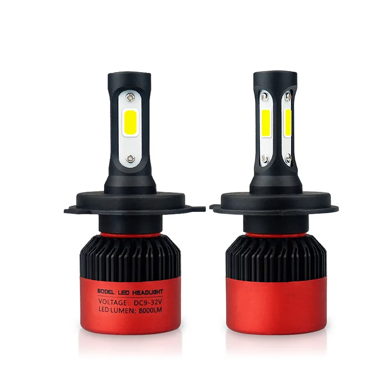 Автомобильные фары H4 9003 9004 9007 H13 COB LED H11 H9 9005 9006 автомобильная лампа 16000Lm