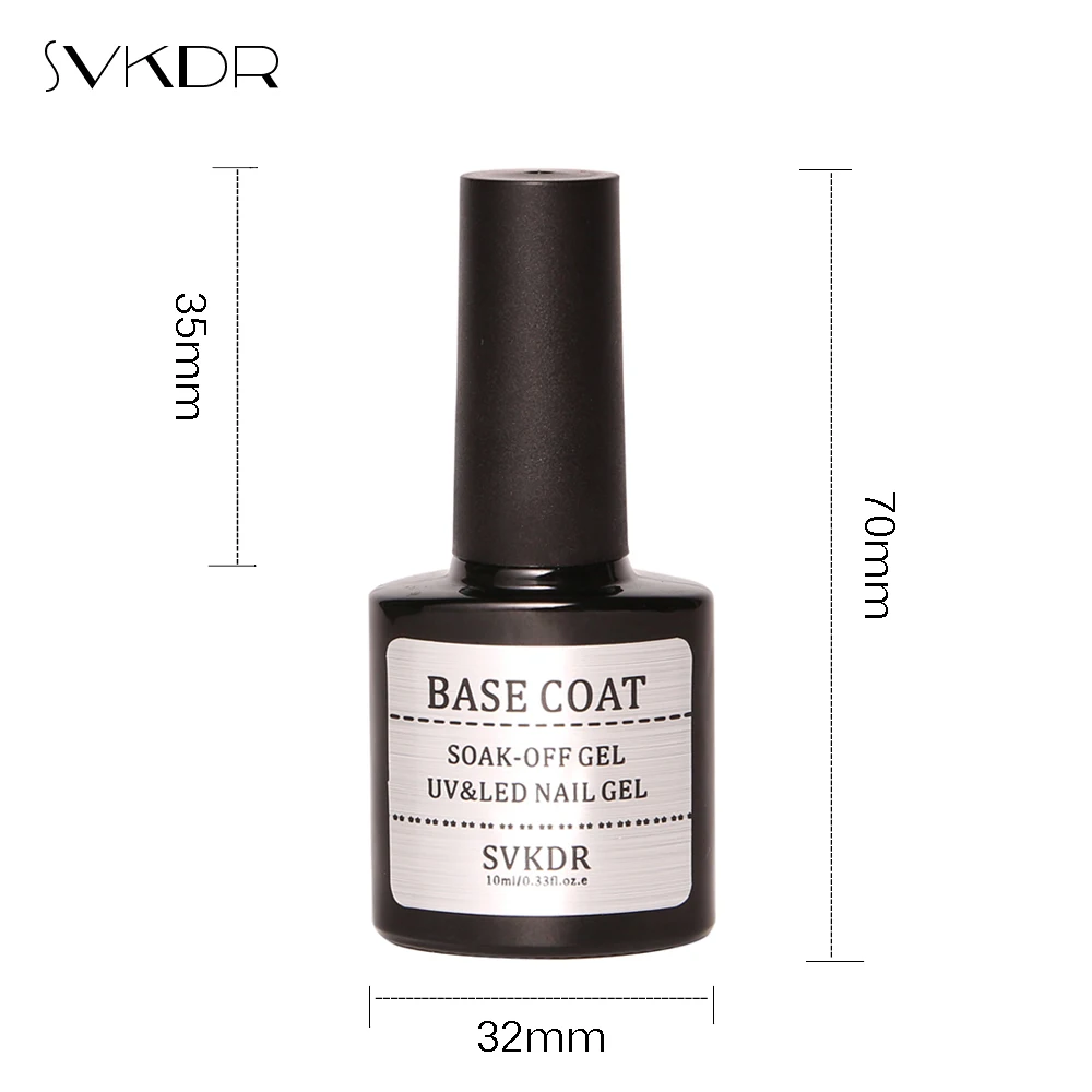 SVKDR 10 мл без очистки верхнее покрытие Базовое основа для УФ-гель-лака не очищающий