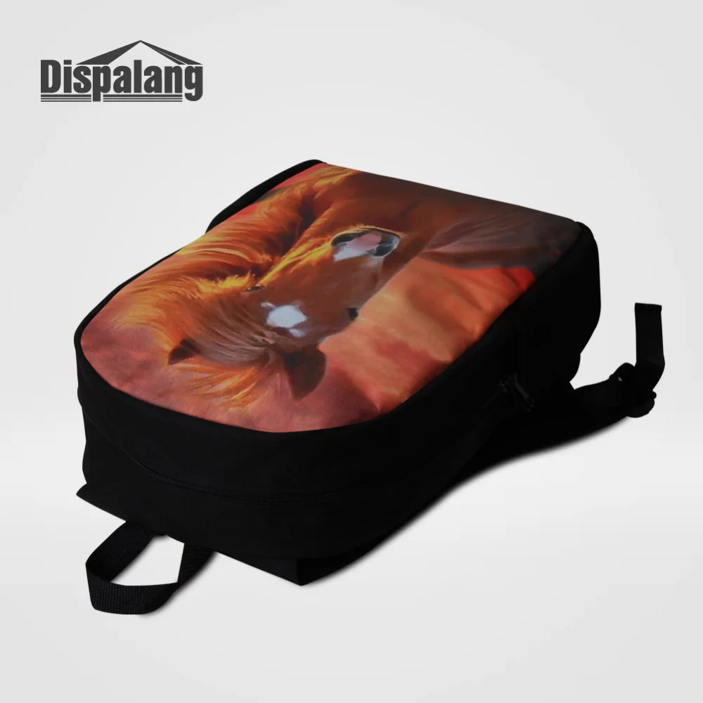 Рюкзак Dispalang для мужчин и женщин школьные сумки с принтом головы черепа