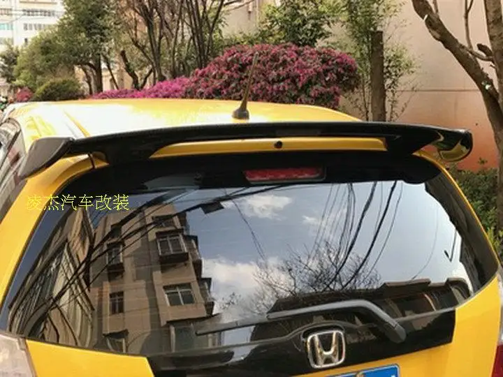 Задний спойлер из углеродного волокна для honda Fit GE6 GE8 MUGEN 2009-2013 | Автомобили и