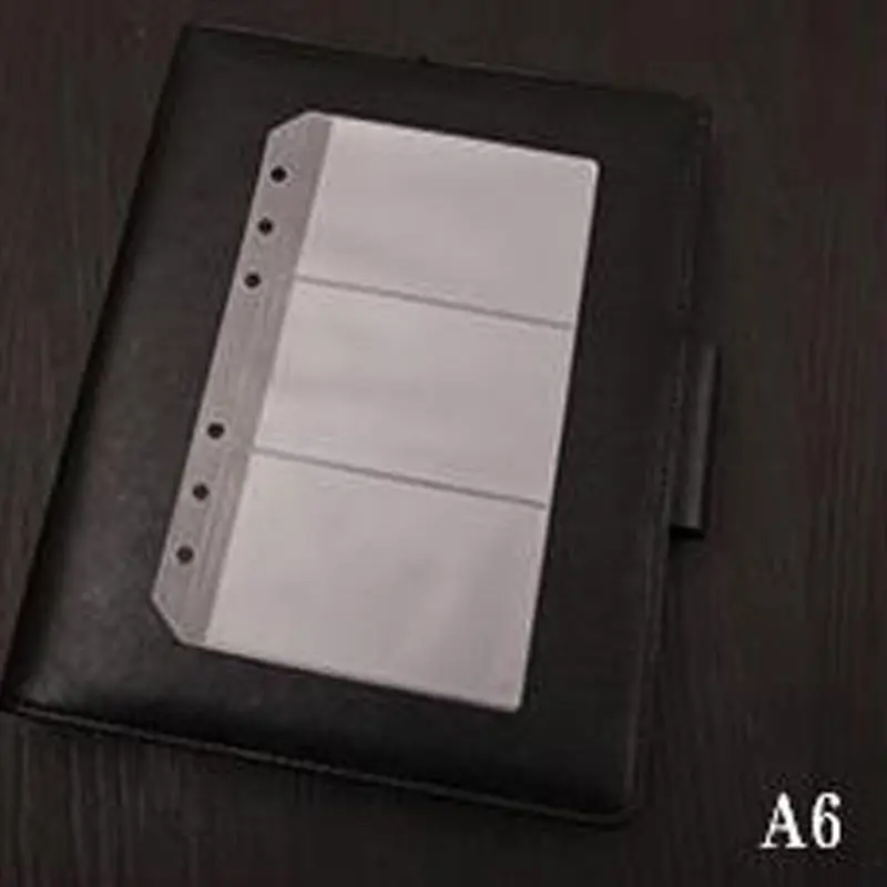 Прозрачная сумка для хранения из ПВХ путешественника дневник на молнии визитных