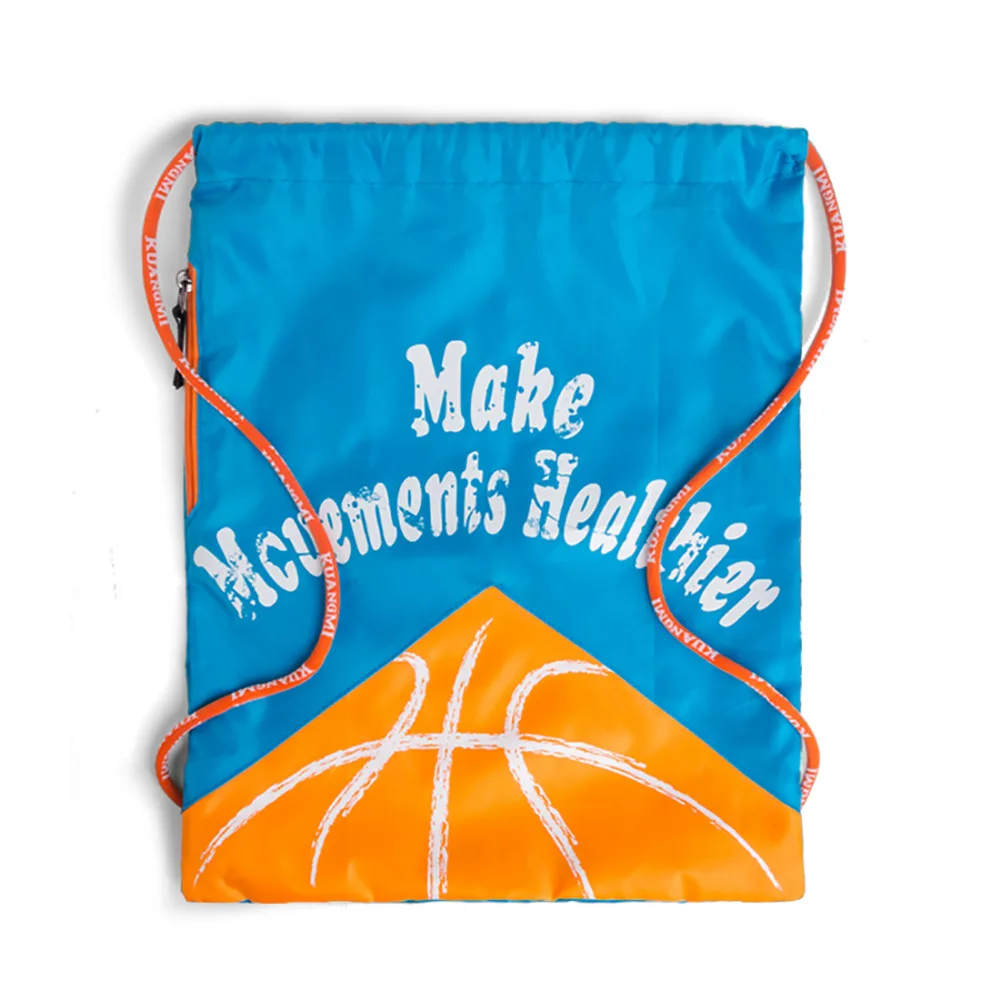 Kuangmi Portable Basketball Football Backpack Children Kids Sports Adjustable Shoulder Strap Knapsacks Ball Storage Bag