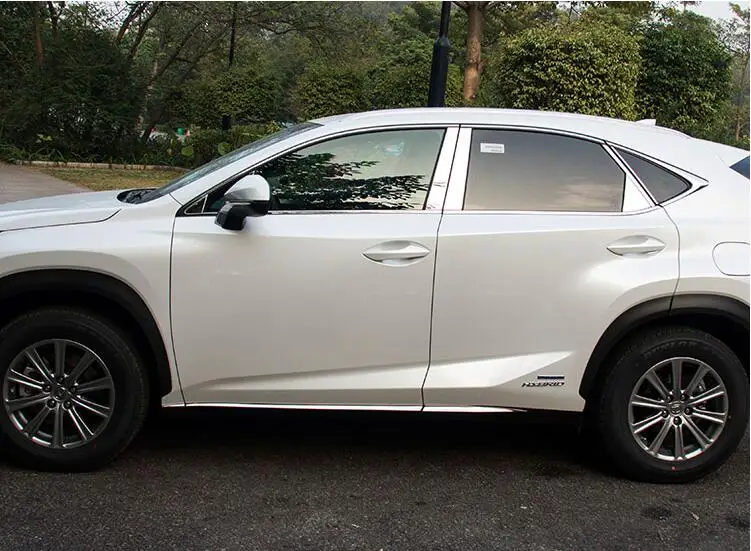 Автомобильная Боковая дверь кузова протектор Молдинг Накладка для LEXUS NX NX200T 200 300H по EMS