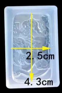 1 шт. силиконовая форма для украшений из уф смолы|resin jewelry molds|jewelry moldmolds for resin |