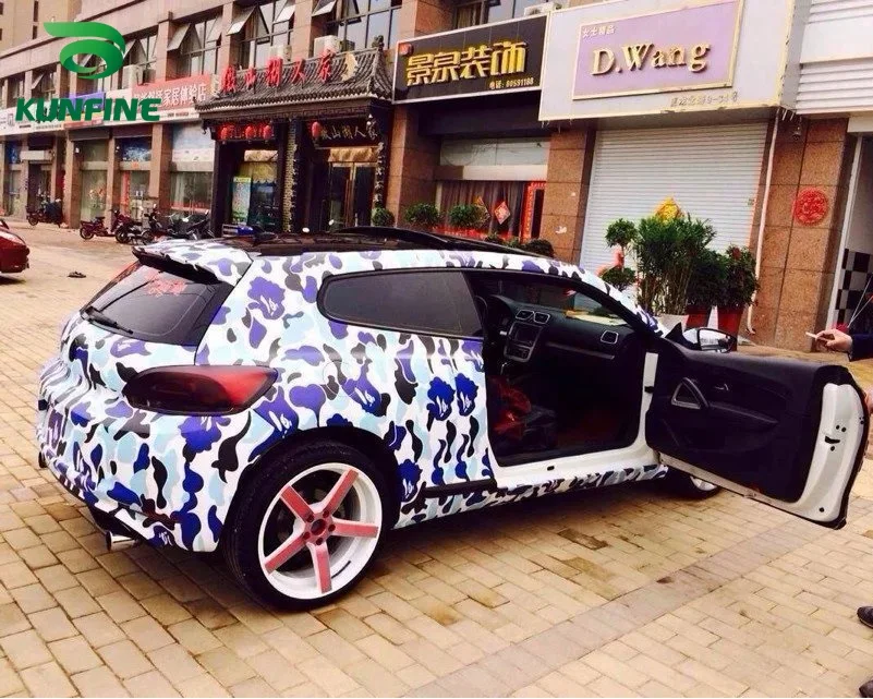 

Car Styling Wrap Graffiti camo Car Vinyl film Body Sticker Car Wrap With Air Free Bubble For Vehiche 1.52*18 M / Roll