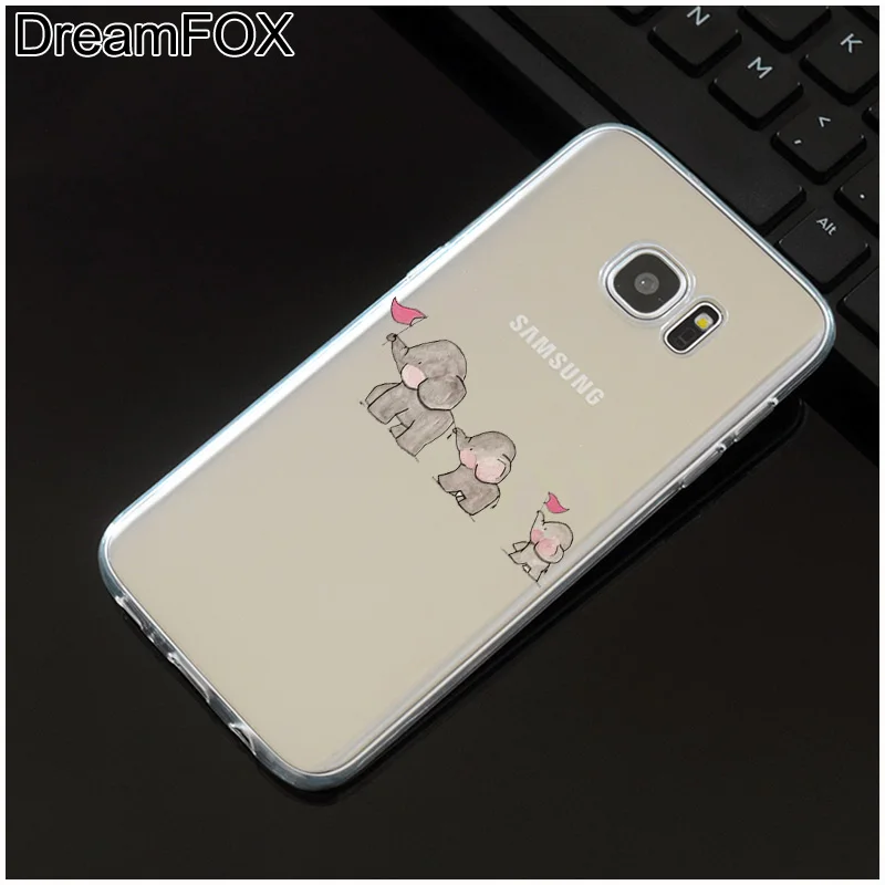 DREAMFOX M293 супер слон Кролик Мягкий ТПУ силиконовый чехол для Samsung Galaxy S5 S6 S7 S8 S9 S10 5G S10E