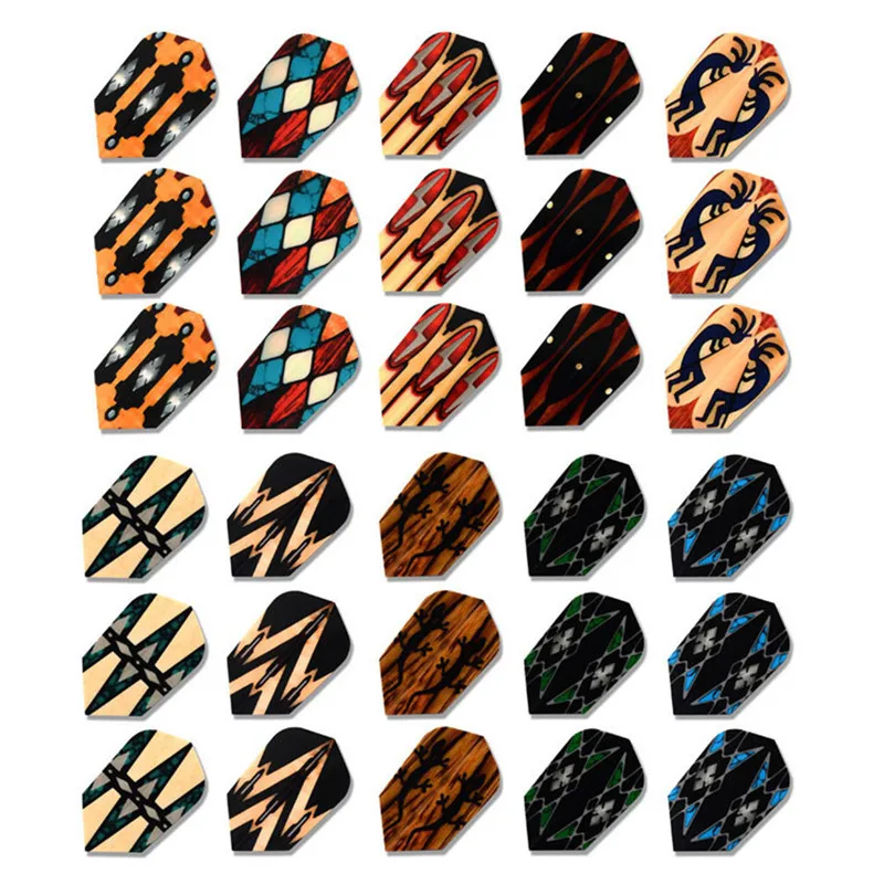CUESOUL 30pcs 10 Styles Professional Dart Flights For Soft And Steel Tip Darts Slim Flights|dart flights|professional darts flightsprofessional |