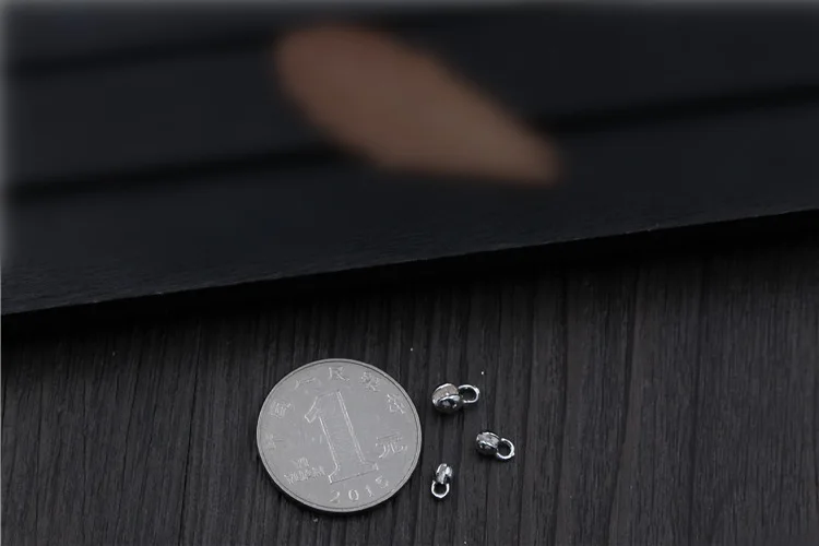 S925 Стерлинговое Серебро DIY ювелирные аксессуары ожерелье браслет звено Кнопка