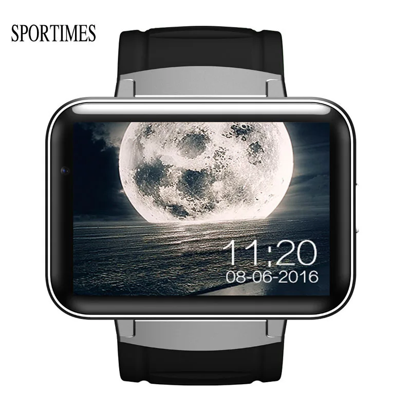 Sportimes Smart Для мужчин часы с 2.2 дюймов Большой сенсорный циферблат и Батарея GPS Wi Fi