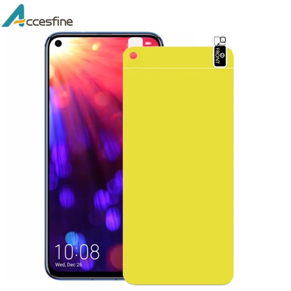 Полное покрытие Передняя пленка для Huawei Honor 8 9 10 Lite Nano защита экрана V20 V10 мягкая