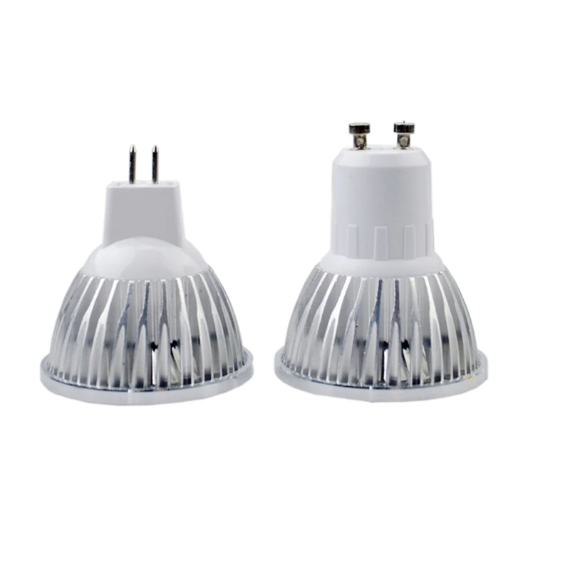 Яркий Светодиодный точечный светильник 9W12W 15W 18W 85 ~ 265V GU10 COB диммируемая