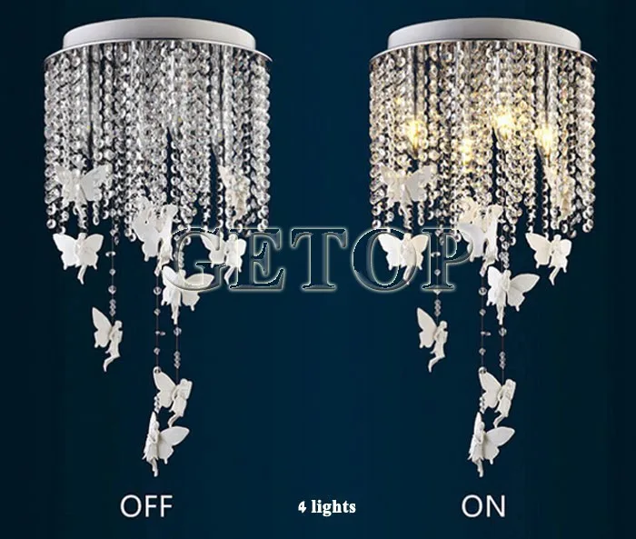 Современные модные круглые хрустальные светильники для гостиной спальни