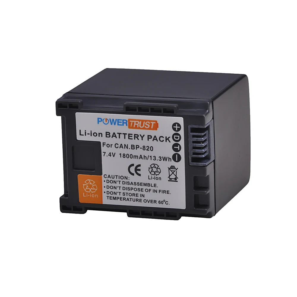2x1800 mAh BP-820 BP820 BP 820 батарея и быстрое двойное зарядное устройство для Canon BP-820 и Canon VIXIA HF G30, XA20, XA25, XA30