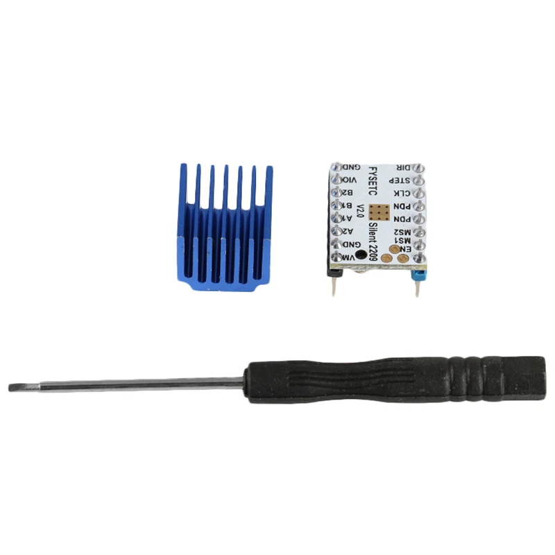 2 шт. шаговый драйвер двигателя Tmc2209 V2.0 Stepsticks бесшумный 256 микрошагов ток 2.8A