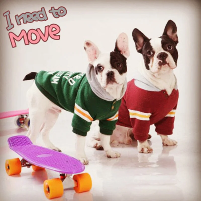 Sport Dog Clothes Winter Pet Hoodie Sportswear Pets Coats Jacket Soft Cotton Outfits Clothing Costumes Good Quality PH0011 | Дом и сад