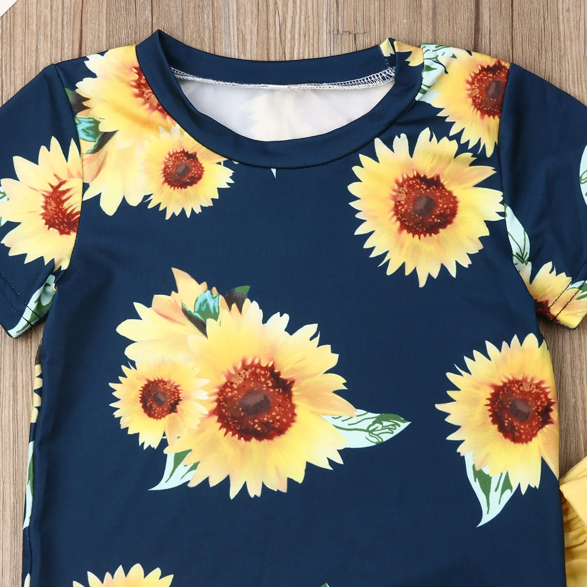 2Pcs Toddler Infant Baby Girl Kid T-shirt Top + Wide Leg Pants Clothes Outfit | Мать и ребенок