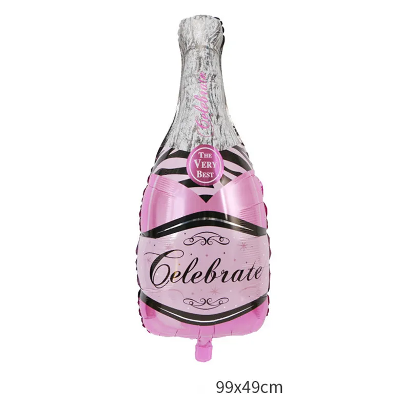 Hot Champagne Glasses Whiskey Bottles 30 Years Dld Happy Birthday Holiday Decorations Graduation Party Anniversary Decoration | Дом и сад