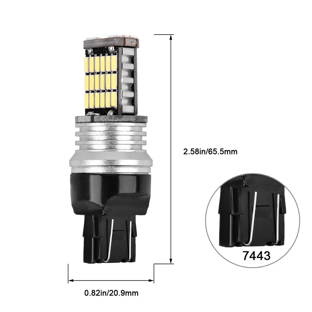 YSY 10 шт. супер яркие 1156/BA15S 1157/BAY15D T25 T20 45SMD светодиодные 4014 автомобильные Canbus