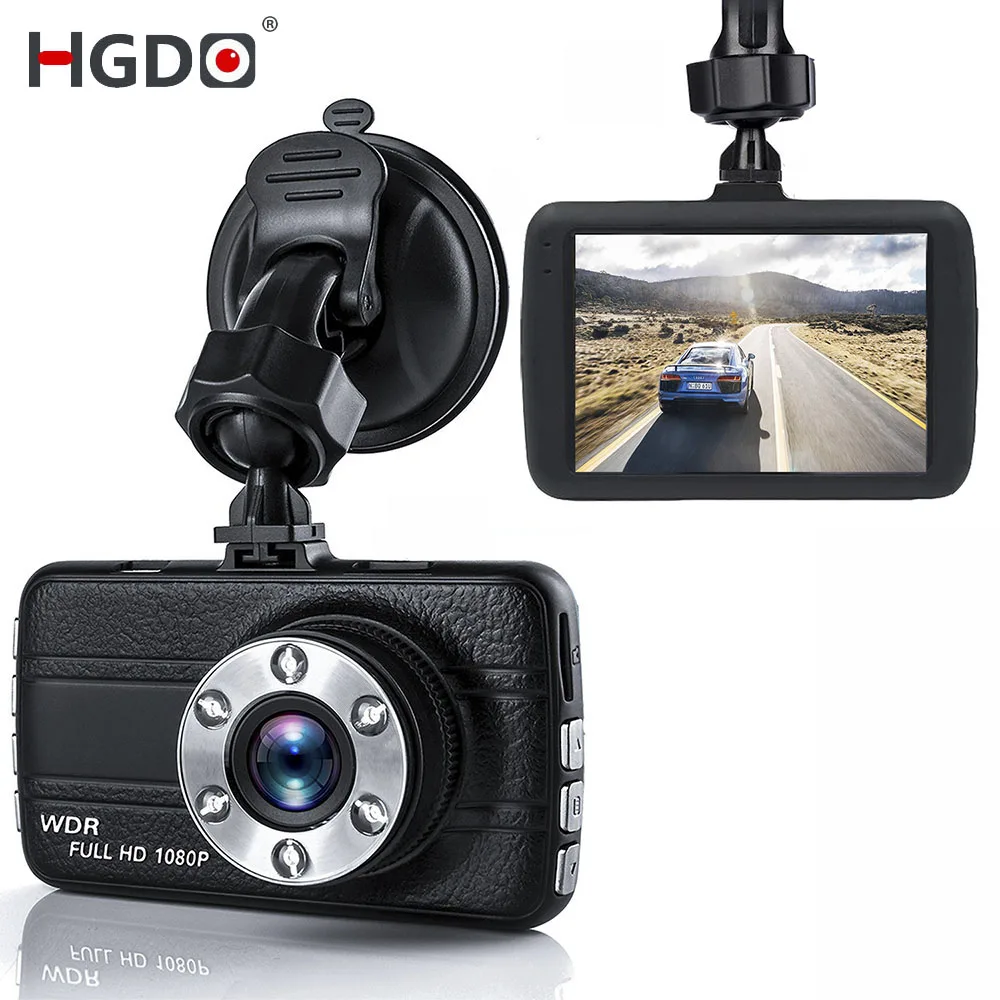 HGDO 3'' видеорегистраторы автомобильные регистратор автомобильный Full HD 1080 P