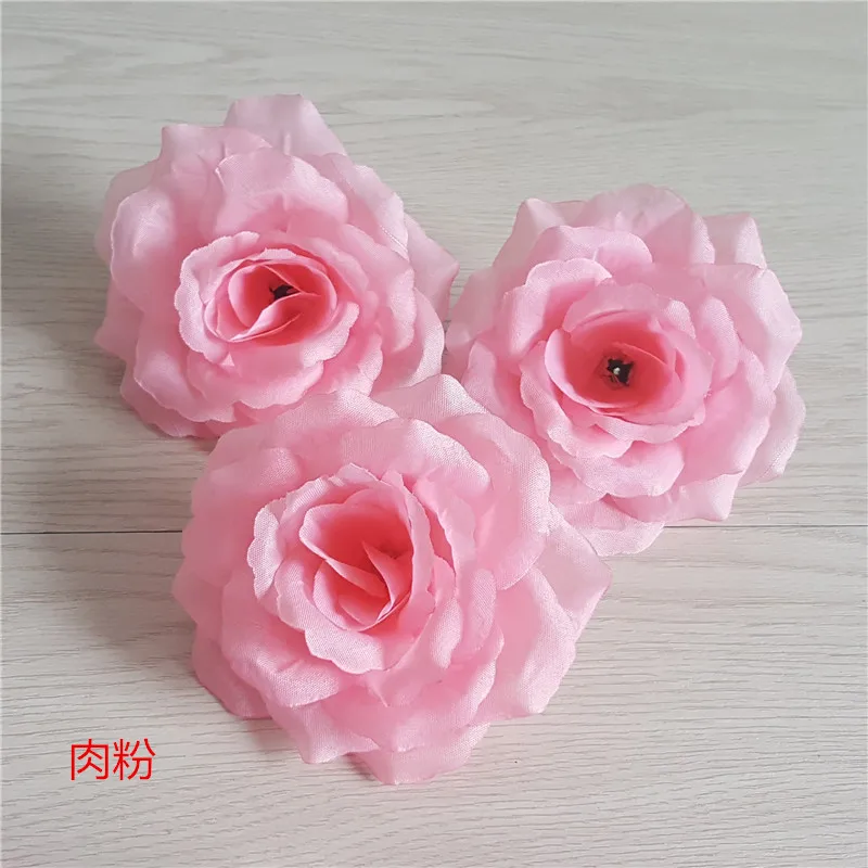 10pcs Silk Rose Artificial Flower Head Wedding Background Wall Party Home Decoration Handmade DIY 10cm | Дом и сад
