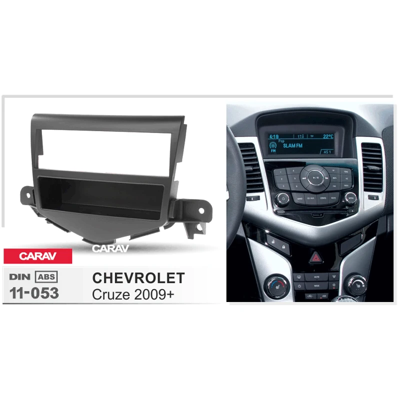 1 Din Fascia Для CHEVROLET Cruze 2009 + w/карманное радио DVD стереопанель для монтажа приборной