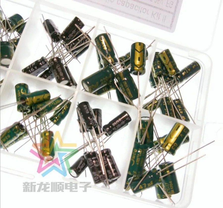 10 значения 100 шт. мкФ В FG-47 63 FW Nichicon HIFI аудио электролитический конденсатор ассорти