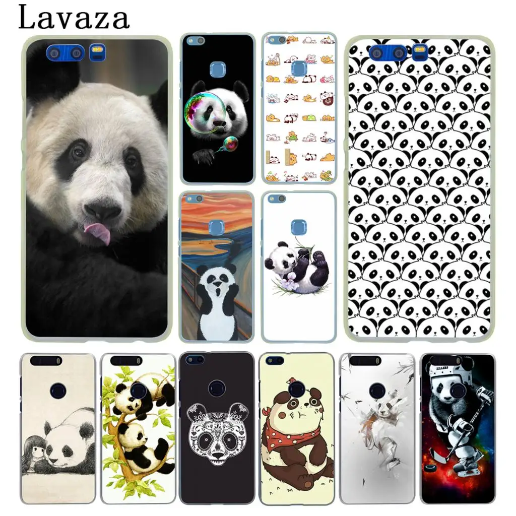 Жесткий чехол с милой пандой для Huawei Y9 Y7 Prime 2018 2019 Honor 20 10 8 8A 8X 9X 9 Lite 7C 7X 7A Pro|phone cases|case