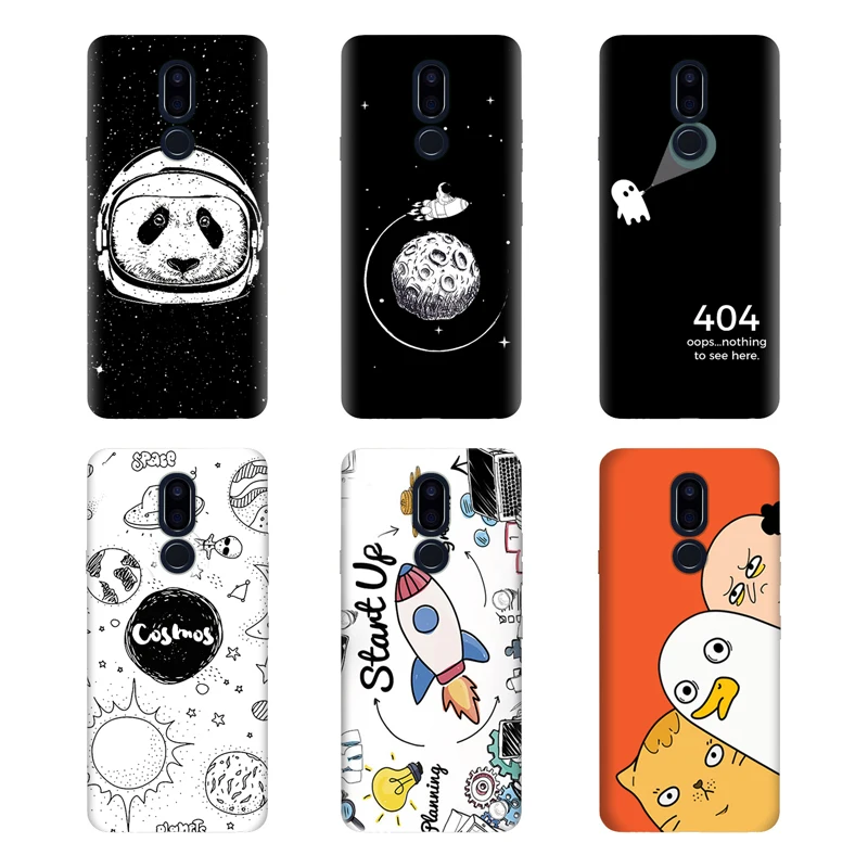 Мягкий силиконовый чехол для телефона LG G7 G6 G5 V40 V30 V20 K10 K9 K8 K7 K4 черный мобильного