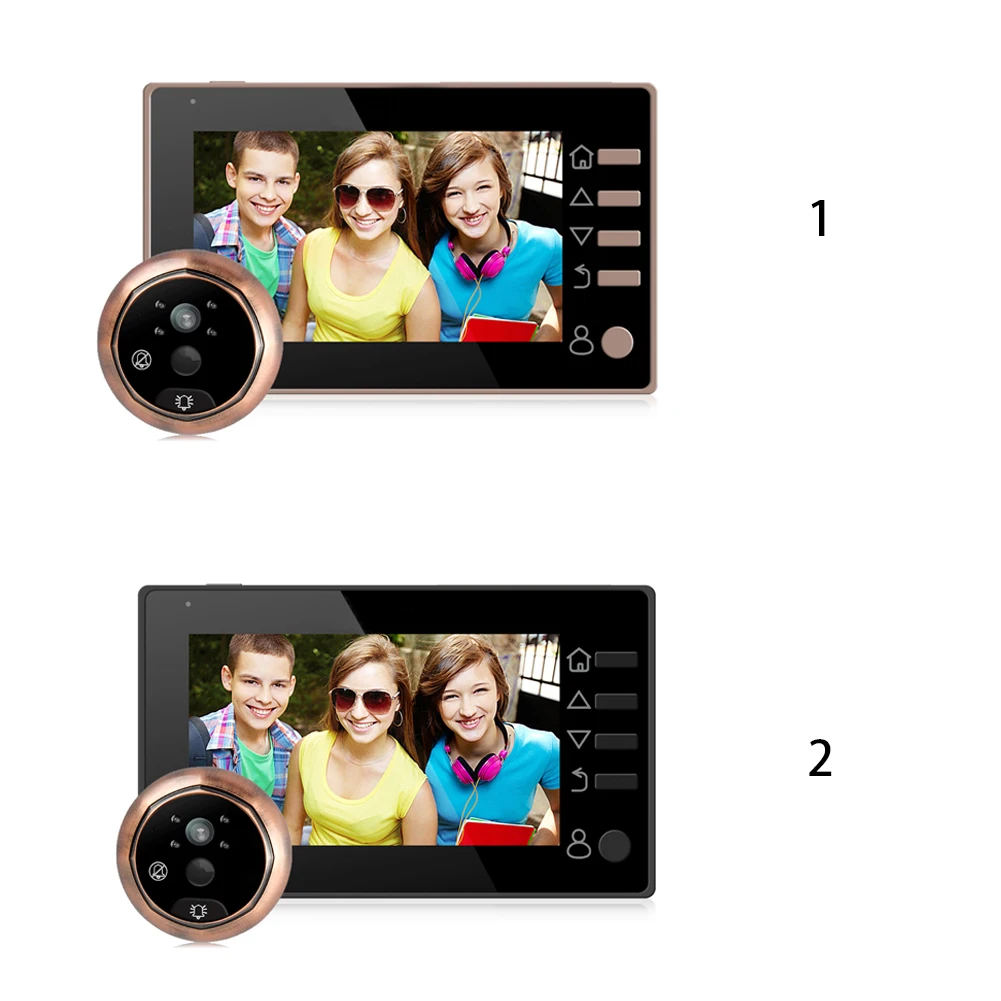 4.3&quot Wireless Video Doorbell Phone Intercom Camera Monitor Home Security 160 Degree Viewing angle support 32G memory card |