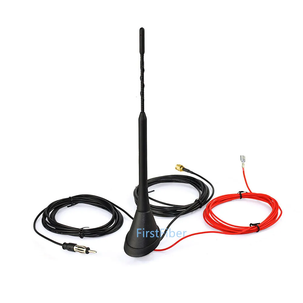 FirstFiber автомобильная антенна для DAB + AM/FM радио встроенный усилитель SMA мужской