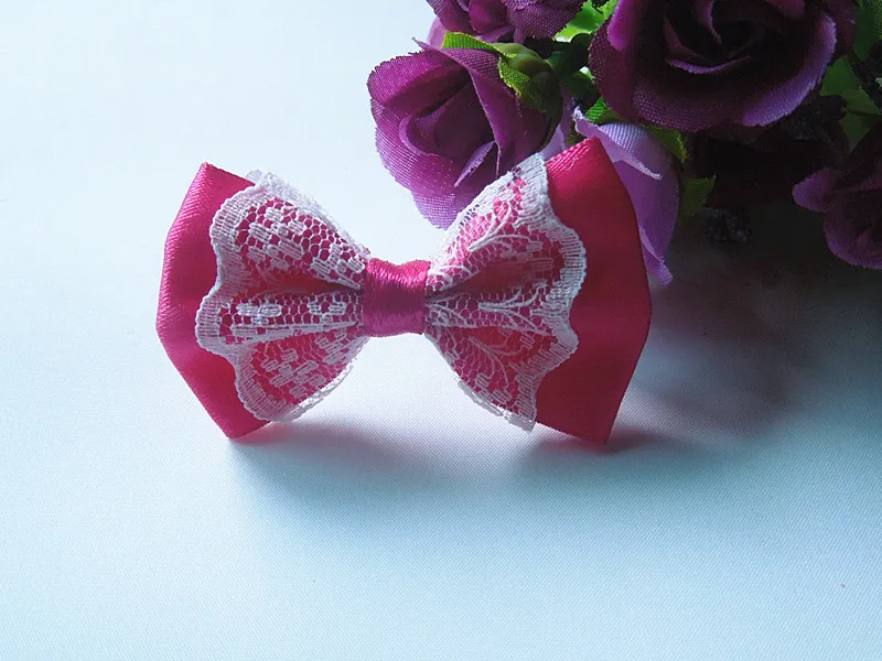 50pcs / ribbon flower bow applique craft sewing | Детская одежда и обувь
