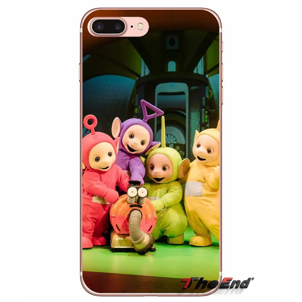 Милые женские Телепузики ТПУ силиконовый чехол для iPhone X 4 4S 5 5S 5C SE 6 S 7 8 плюс samsung