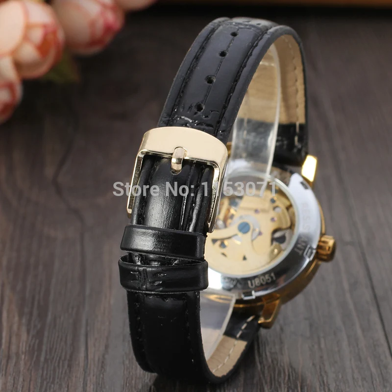 WRL8048M3G8 новейший победитель автоматический скелетоны для женщин золотого цвета с