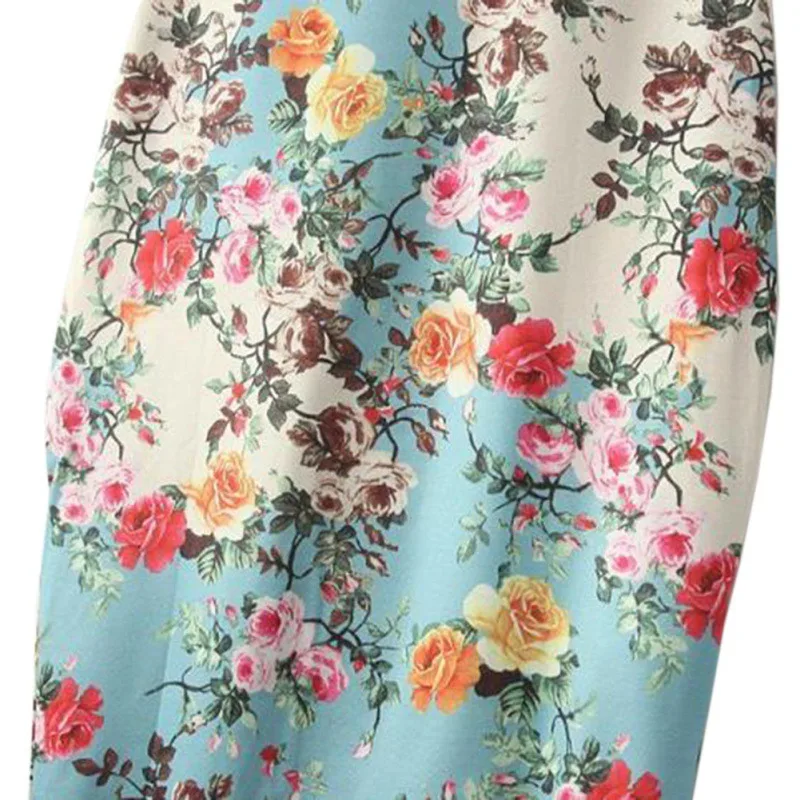 Платье без рукавов с цветочным принтом женское облегающее платье в стиле хип-хоп