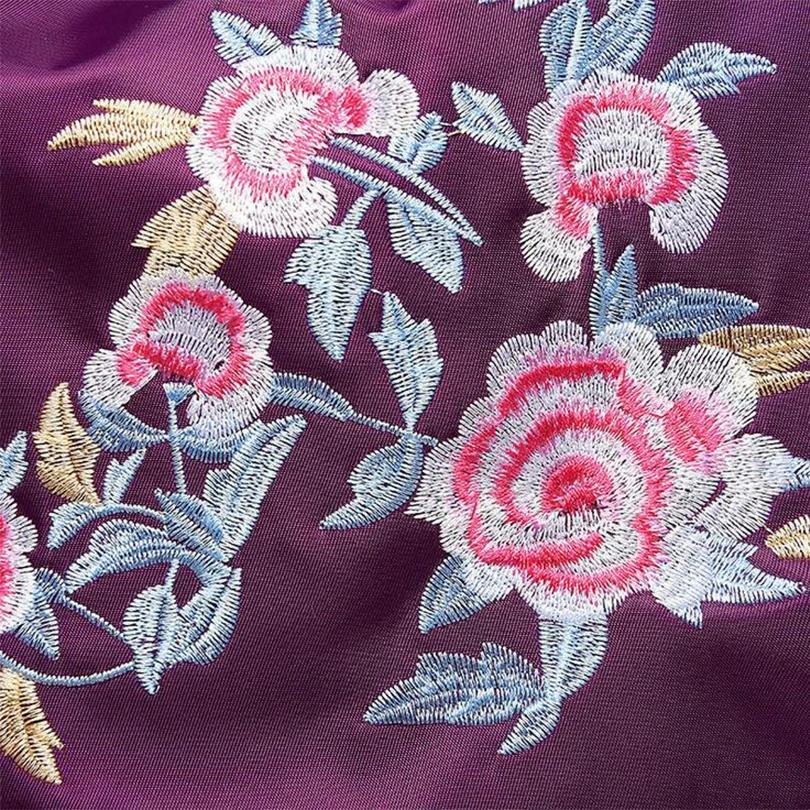 

Fashion Embroidery Women Backpack 2018 New Female Floral Simple Light Nylon Backpack lady Elegant Anti-theft Bag Mochila SFH41