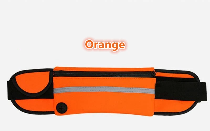 Orange Ультра легкий беговой чехол на пояс сумка водонепроницаемый мобильный телефон сумка для бега спортивная сумка для samsung iPhone huawei Xiaomi - Цвет: Orange