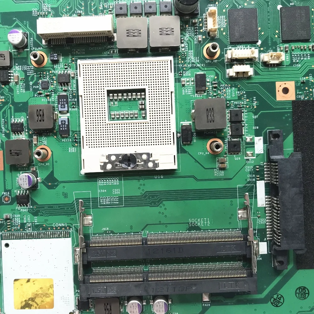 Reboto для MSI GE70 материнская плата для ноутбука MS-17561 DDR3 PGA 989 N13P-GT-A2 GT650M/2 GB протестированная Быстрая