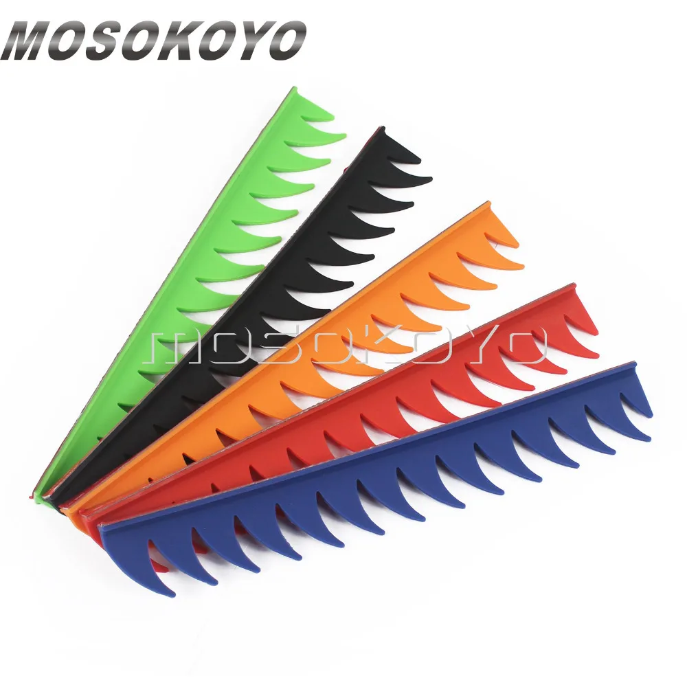 Мотоциклетный шлем для велосипеда внедорожника наклейка Mohawk шипы полоса черный