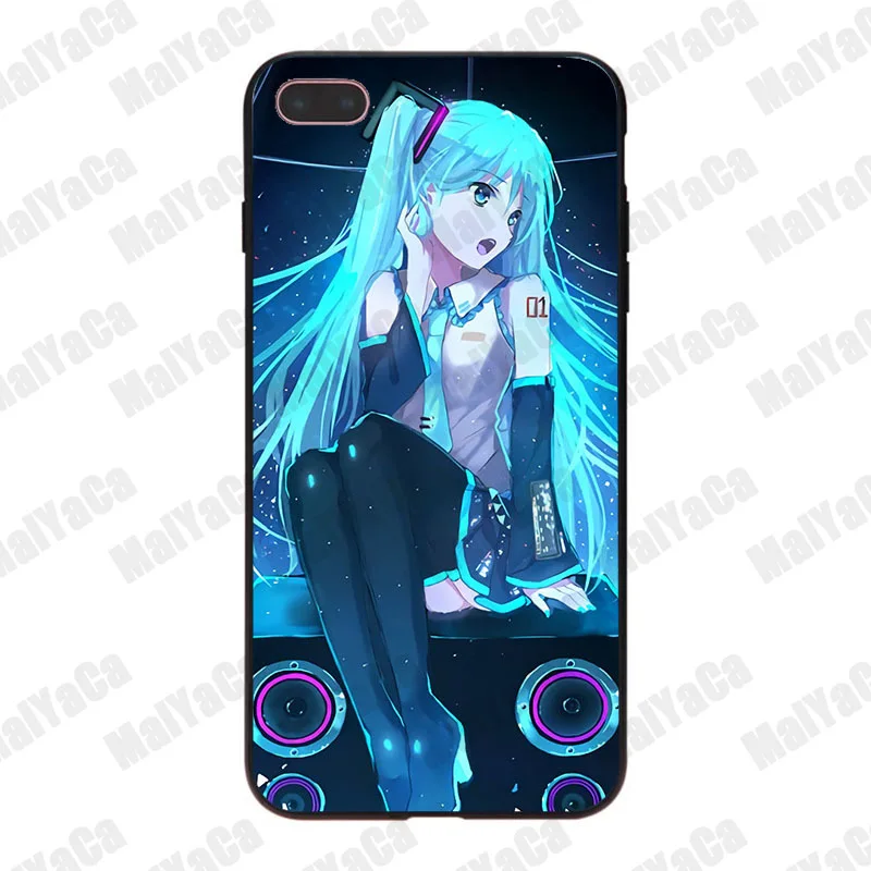 MaiYaCa Hatsune Miku? Высококачественный мягкий чехол для iPhone 8 7 6 6S Plus X 10 5 5S SE