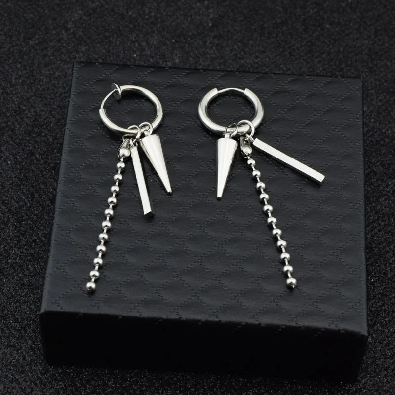 KPOP ДНК в Корейском стиле длинные серьги для мужчин Bangtan Boys V со стразами с