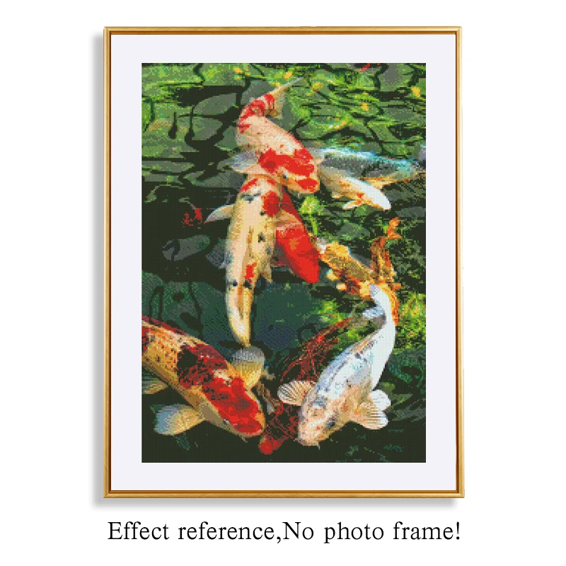 Алмазная Вышивка Полный дисплей рыба 5d алмазная картина вышивка крестиком Декор